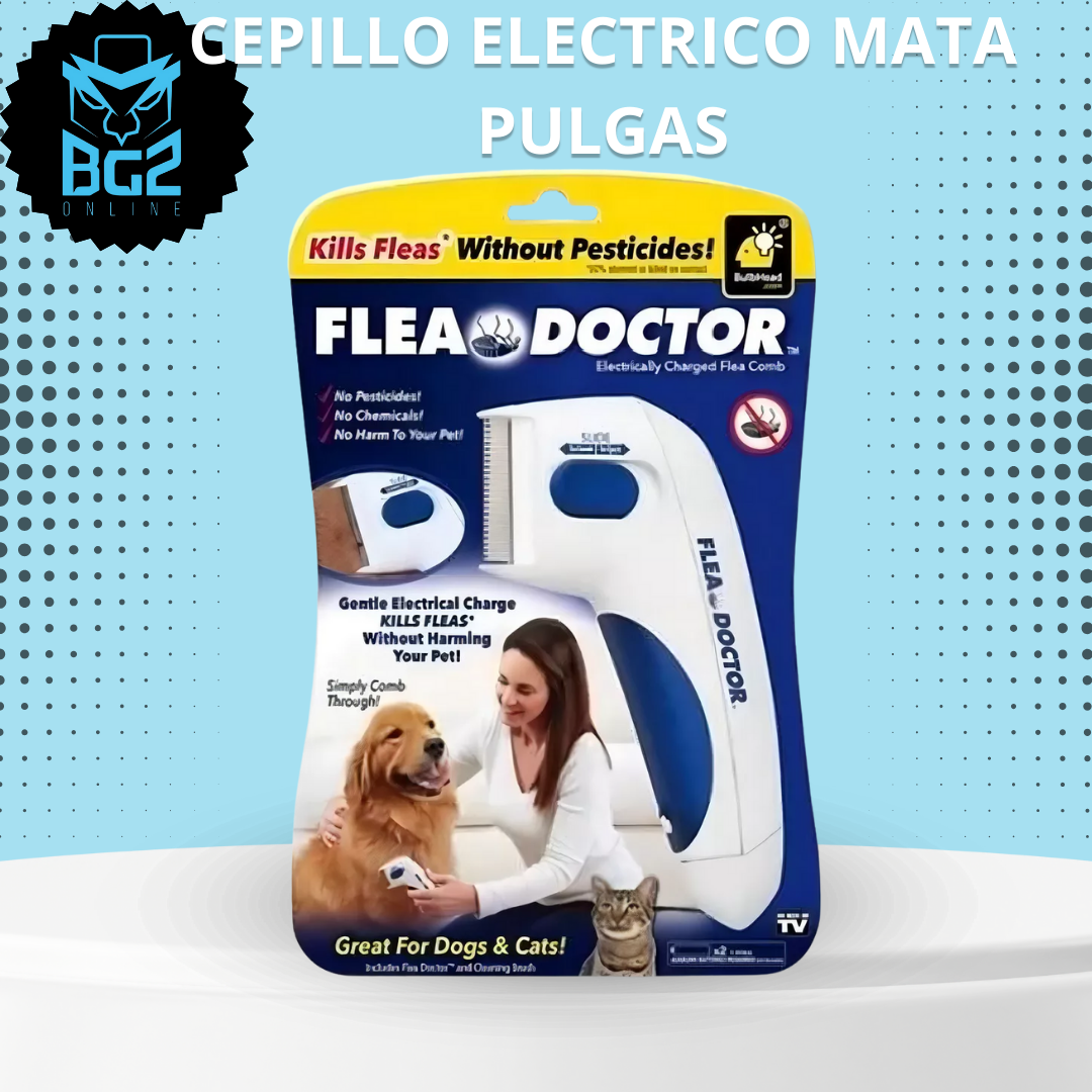 Cepillo Electrico Mata Pulgas