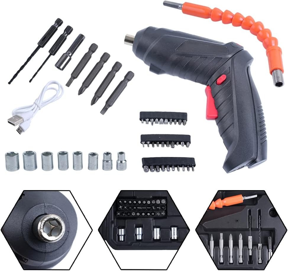 Destornillador Electrico Inalambri 47pcs - Imagen 3