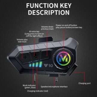 Intercomunicador Con Bluetooth V10