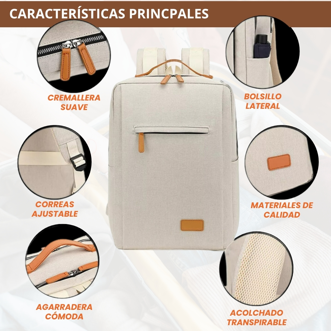 Mochila Inteligente Antirrobo Con Usb 15 - Imagen 2