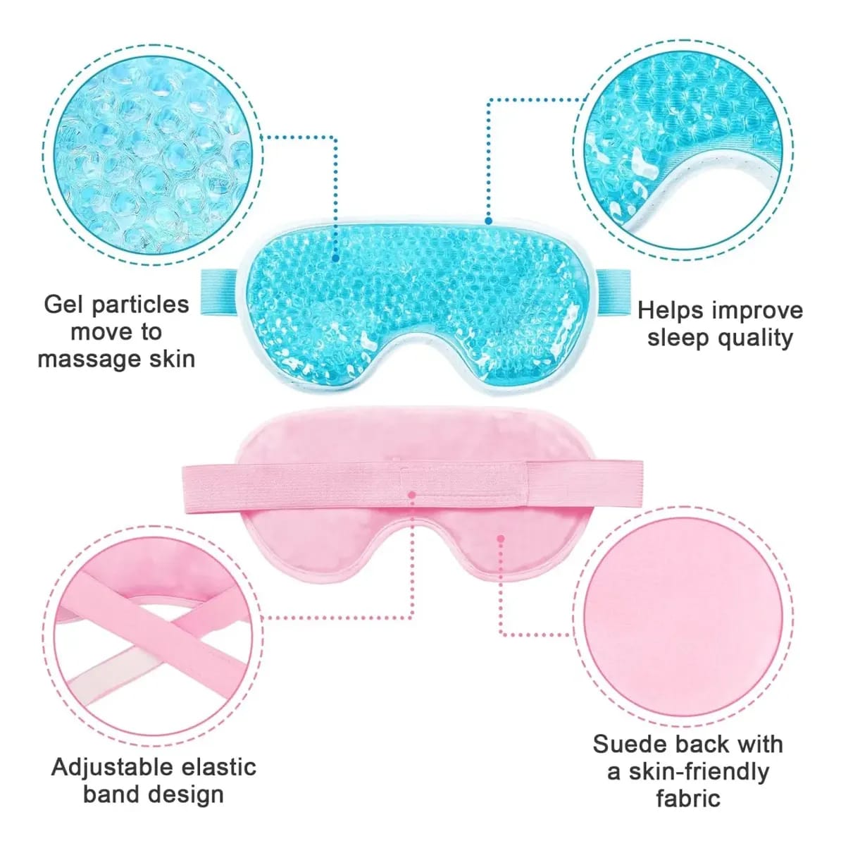 Mascarillas De Gel Friocalor Para Ojos - Imagen 2